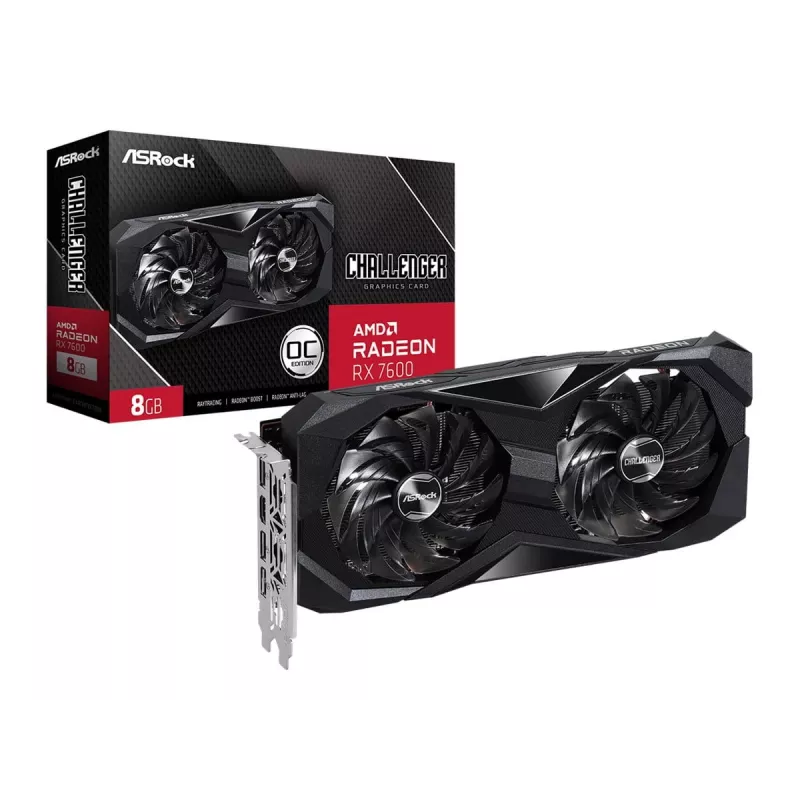 ASRock Radeon RX 7600 Challenger 8GB GDDR6 Tarjeta gráfica