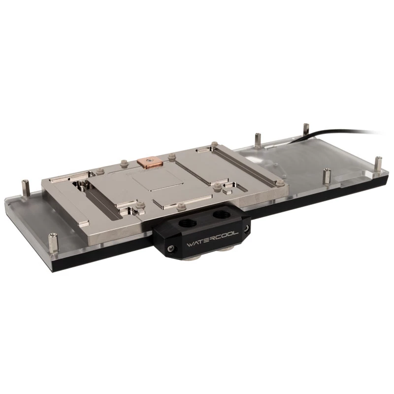 Watercool Heatkiller V para RTX 3080/3090 EVGA XC3, ARGB - níquel + acetal, negro