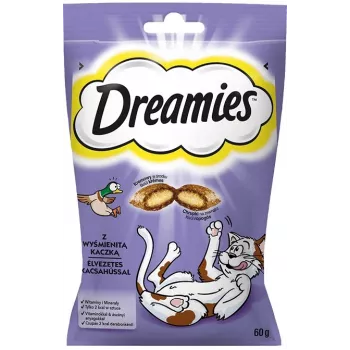 Snacks para gatos Dreamies Duck 60g