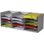 Organizador de escritorio PaperFlow 535.02 gris
