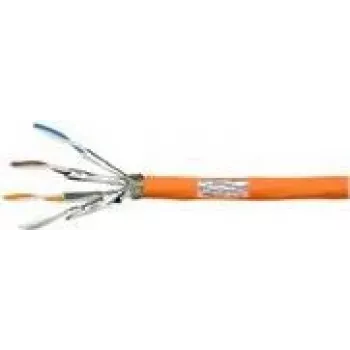 LogiLink Professional - Cable a granel - 500 m - 7,5 mm - SFTP, PiMF - Cat.7 Raw Cable - libre de halógenos, robusto - naranja