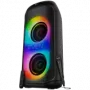 Altavoz SVEN PS-1050, negro (200W, TWS, Bluetooth, FM, USB, microSD, pantalla LED, 7200mAh)