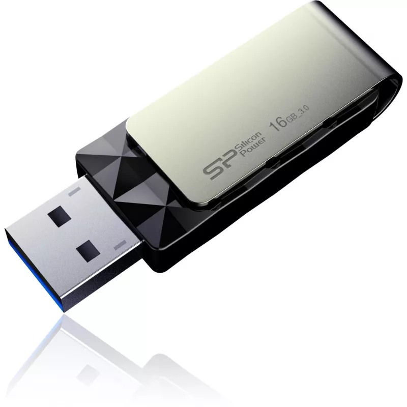 Silicon Power Blaze B30 SP016GBUF3B30V1K memoria USB, 16 GB, USB 3.0, negro