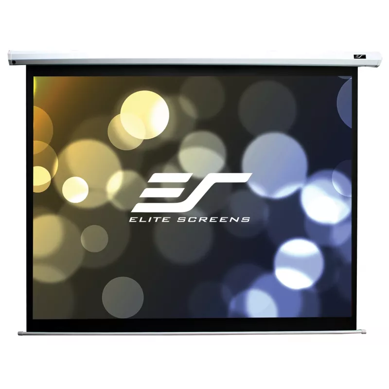 Elite Screens Spectrum Electric120V pantalla de proyección motorizada 120 pulgadas (3,05 m) 4:3, área visible 244 x 183 cm, MaxWhite ganancia 1,1, mando IR, carcasa blanca