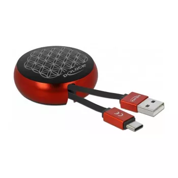 Cable retráctil DeLOCK USB 2.0 Type-A a USB-C™ 85819