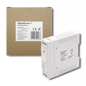 Fuente de alimentación para carril DIN 10W, 12V, 0,83A, delgada