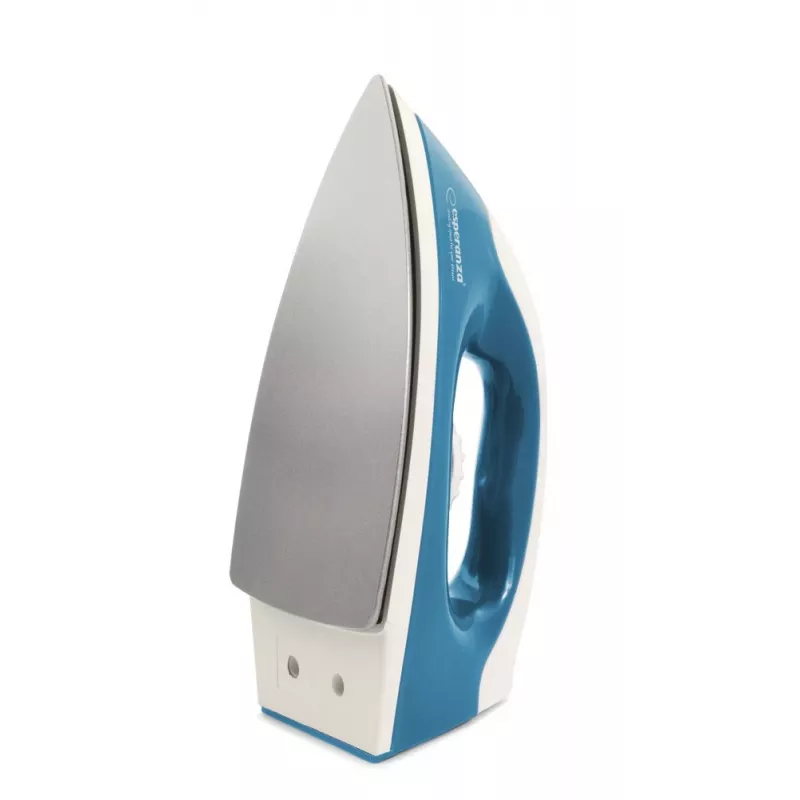 Plancha de viaje Esperanza TRAVEL IRON SMOOTHER — 1200 W, suela antiadherente, cable de 1.4 m, indicador de temperatura, diseño de viaje