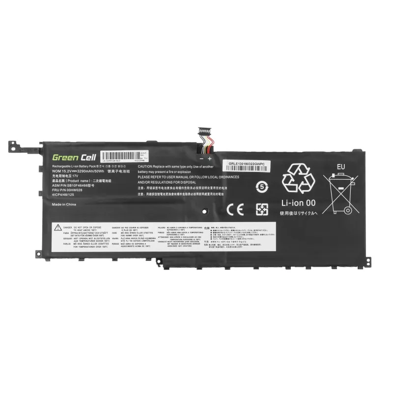 Batería Green Cell LE130 para Lenovo ThinkPad X1 Carbon 4th Gen
