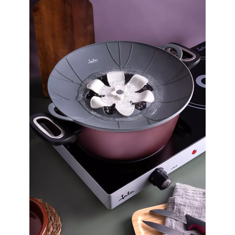 Parrilla eléctrica Jata HACC4533 con revestimiento antiadherente y temperatura ajustable