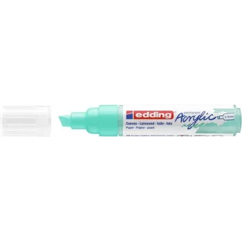 Rotulador acrílico Edding 5000 Acrylic Marker Broad turquesa punta de cuña 1 ud.