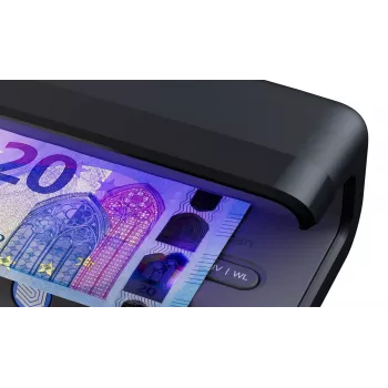 Detector de billetes falsos Safescan 131-0723 negro UV multdivisa