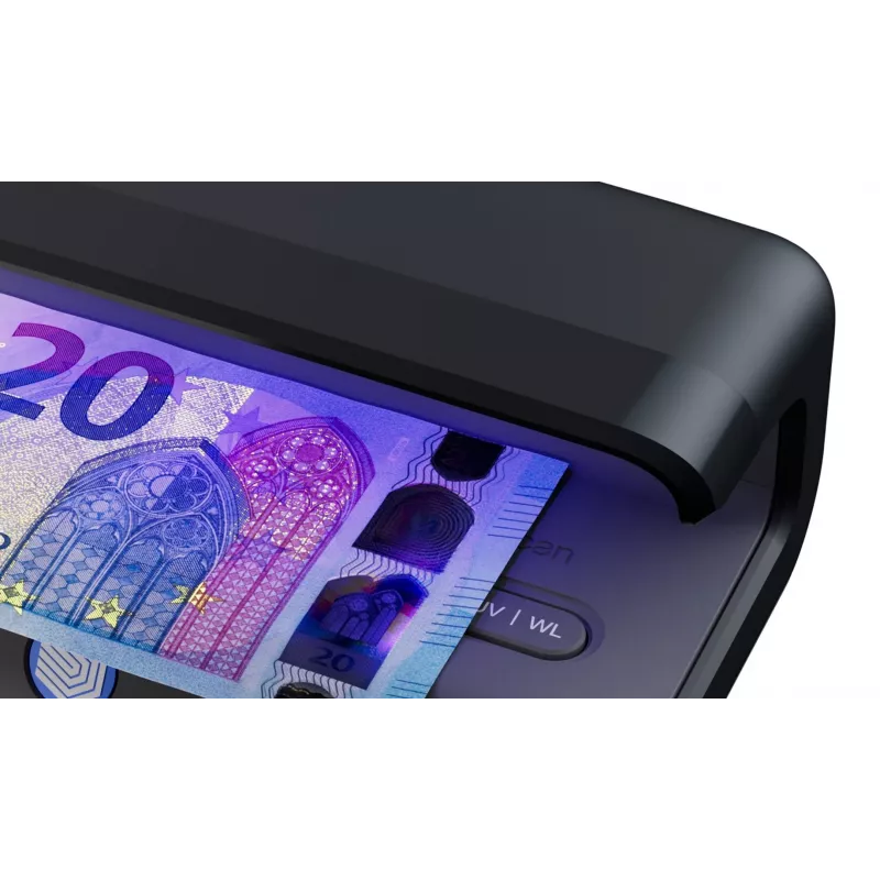Detector de billetes falsos Safescan 131-0723 negro UV multdivisa
