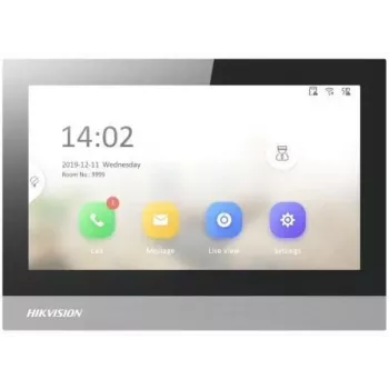 Monitor para videoportero Hikvision DS-KH8380-WTE1 pantalla en color de 7