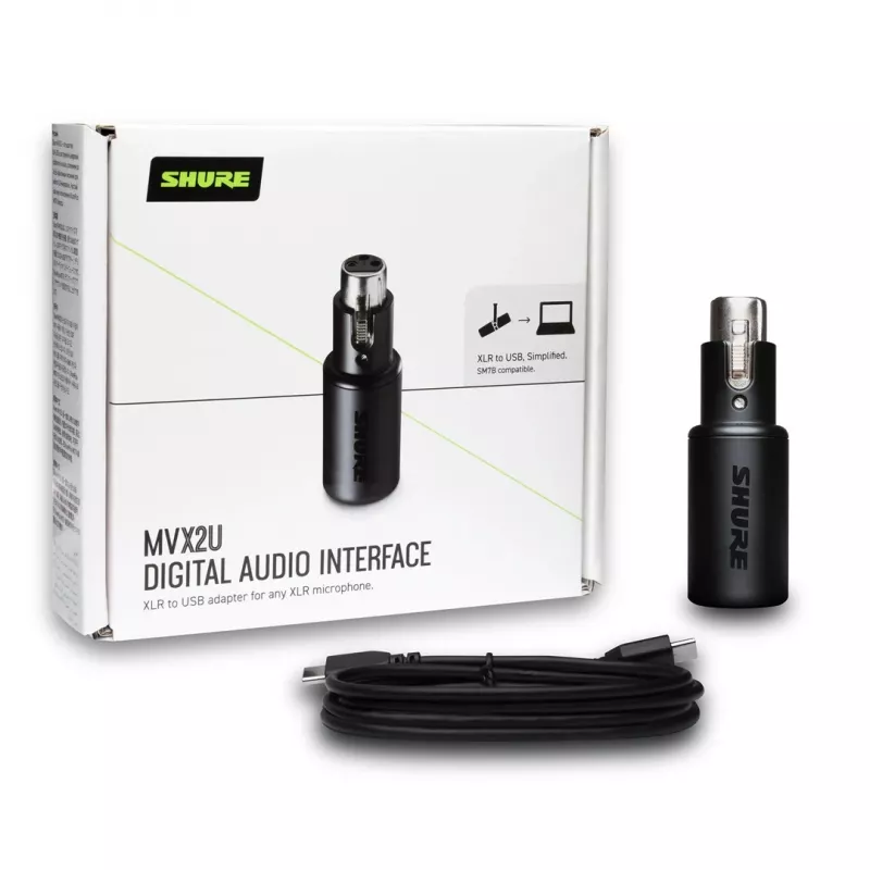 Shure MVX2U - interfaz de audio digital
