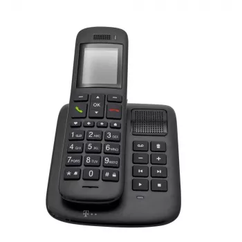 Teléfono DECT Telekom Sinus A 32 con identificación de llamadas ebony