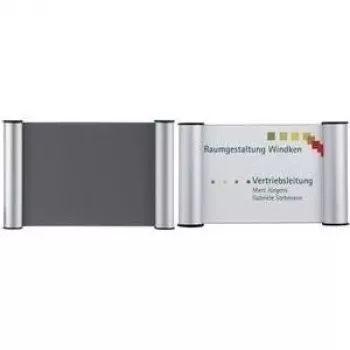 Clip para placa de puerta Franken BS0606 para inserciones de 148×148 mm, soporte de visualización de pared