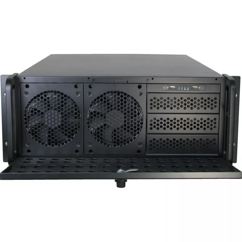 Caja para servidor Inter-Tech IPC 4U-4129L rack plata metálico