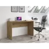 Tablero de escritorio de ordenador BIURKO PLUS ARTISAN, tablero rectangular recto, aglomerado, 1200×500×760 mm, color roble