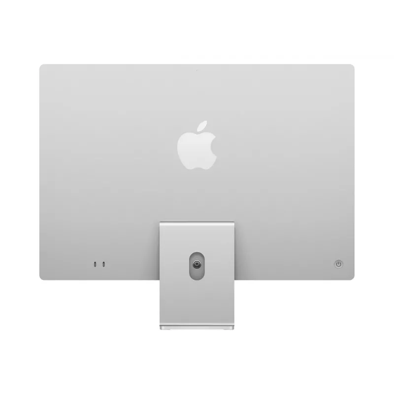 Apple iMac de 24 pulgadas con pantalla Retina 4.5K, cristal con textura nano: chip M4 con CPU de 10 núcleos y GPU de 10 núcleos, 256 GB SSD, 16 GB – Plata (MD3H4D/A)