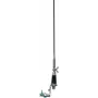 Antena de coche Albrecht CB-27 Hard mount Negro Gris