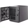 Caja de PC Supermicro CSE-721TQ-350B2 Mini Tower Negra