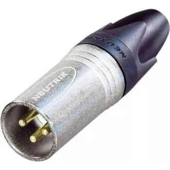Conector XLR Neutrik, recto número de polos: 3 plateado NC3MXX-EMC 1 ud. (NC3MXX-EMC)