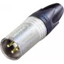 Conector XLR Neutrik, recto número de polos: 3 plateado NC3MXX-EMC 1 ud. (NC3MXX-EMC)