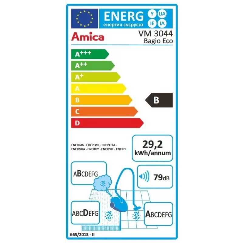 Aspirador Amica Bagio Eco VM 3044