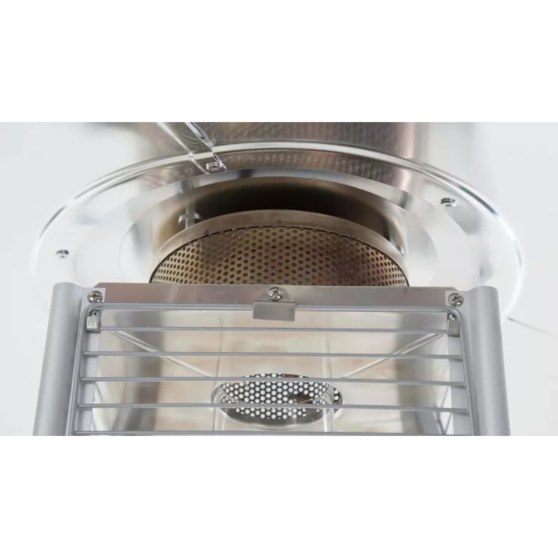 Estufa SUNRED Heater Flame Torch Gas | SFT15B | Calefactor de terraza | 12000 W | Negro