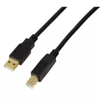 Cable USB LogiLink UA0264 USB 2.0 10 m USB A USB B negro