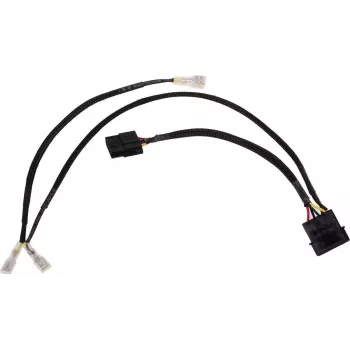Alphacool Adaptador doble Molex de 4 pines para electroválvula Alphacool - negro 50cm EOL (18517)