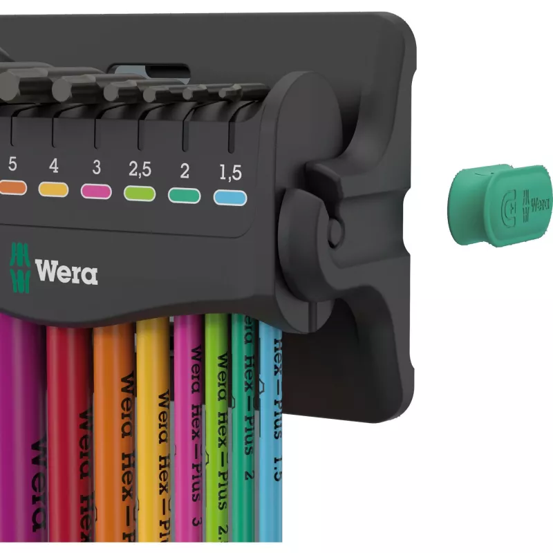 Wera 05133165001 juego de llaves Allen en L métricas 9 piezas