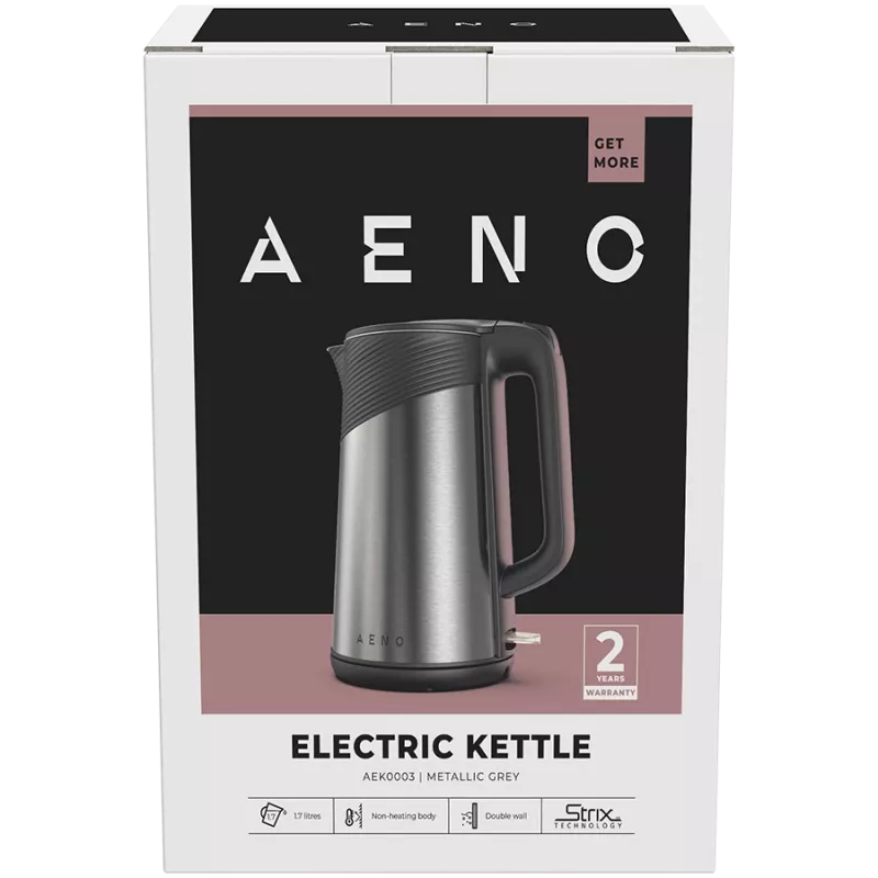 Hervidor AENO EK3 1,7 L 2200 W negro