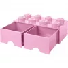 Cajón LEGO Brick Drawer 8 rosa, caja de almacenamiento rosa