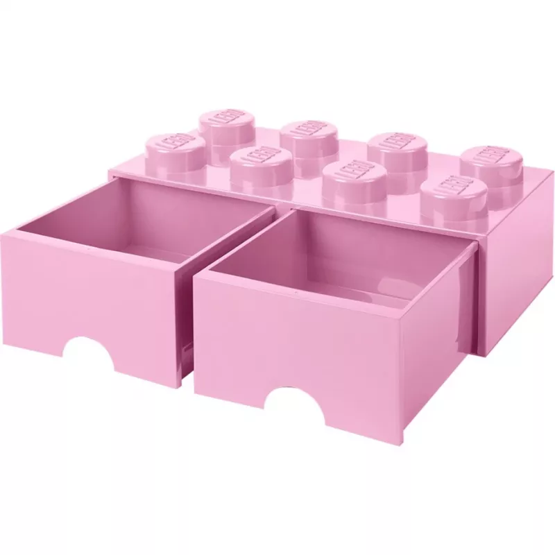 Cajón LEGO Brick Drawer 8 rosa, caja de almacenamiento rosa