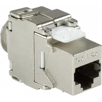 LogiLink NK4016 Conector de cable RJ-45, acero inoxidable (NK4016)
