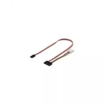 Cable SATA para HDD Wentronic Goobay 1,5 Gbit/s / 3 Gbit/s / 6 Gbit/s, 0,5 m – adaptador SATA 2 en 1 de datos + alimentación (68175)