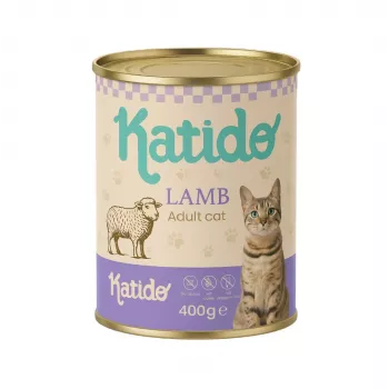 KATIDO Cordero - Comida húmeda para gatos - 400g
