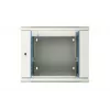 Armario rack Extralink 9U 600x600 AZH gris montaje en pared, abatible