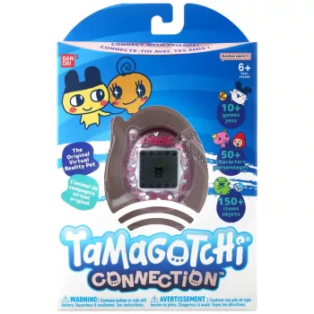 Mascota digital de mano Bandai Tamagotchi Connection rosa glitter — juguete de mascota virtual