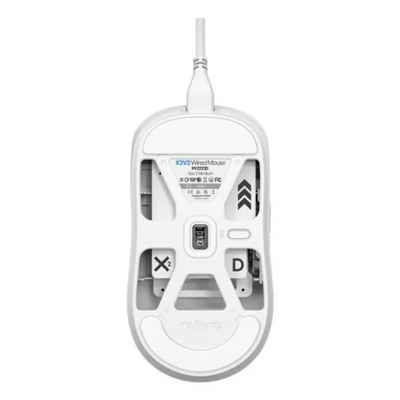 Ratón USB óptico X2/MEDIUM blanco PX2222D Pulsar
