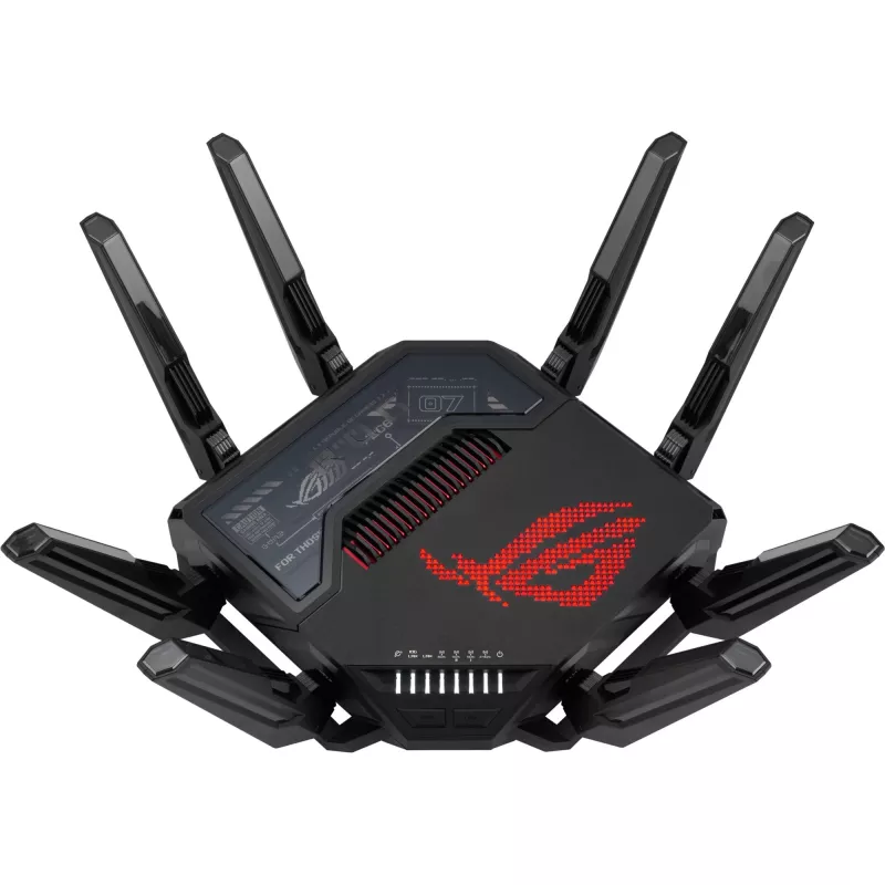 Router inalámbrico ASUS ROG Rapture GT-BE98 10 Gigabit Ethernet Quad-Band (2,4 GHz / 5 GHz-1 / 5 GHz-2 / 6 GHz) Negro