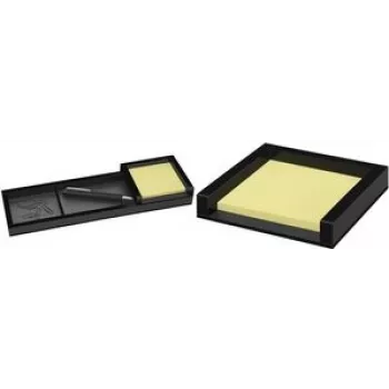 Caja de archivo WEDO 63 1801 metacrilato negro 96x20x96 mm
