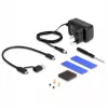 Carcasa para HDD/SSD DeLOCK 42020 negra 2,5 inch USB Type-C 10 Gbit/s