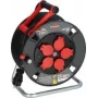 Brennenstuhl 9232250100 alargador enrollable 25 m negro con toma de tierra conector macho-conector macho (9232250100)