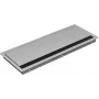 Bachmann CONI COVER Long 338.0080 Cubierta de conexión empotrada, acero, gris plata