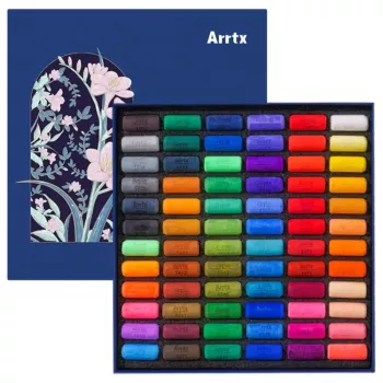 Set de pasteles blandos Arrtx LC303762 — 72 colores, barras pastel blandas para artistas
