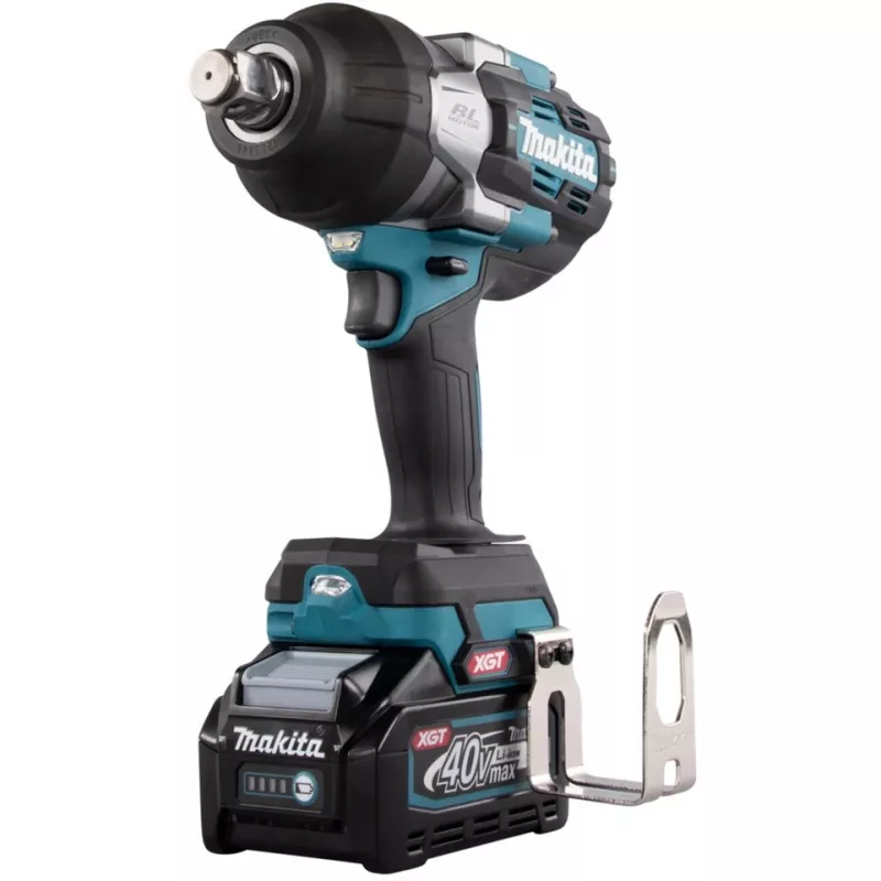 Atornillador de impacto a batería TW001GM201 XGT, 40 Voltios Azul/Negro, 2x batería Li-Ion XGT 4 Ah, en maletín