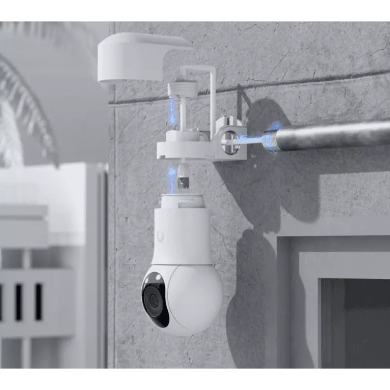 Adaptador de montaje Ubiquiti UACC-G5-PTZ-CA exterior blanco rosca de 3/4 pulgadas