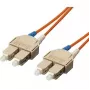 Equip cable de conexión de fibra óptica SC/SC – OM1/OM2, 10 m, 62,5/125 µ